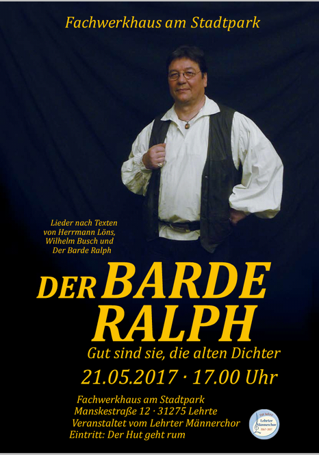 Abb.: Barde Ralph in Konzert